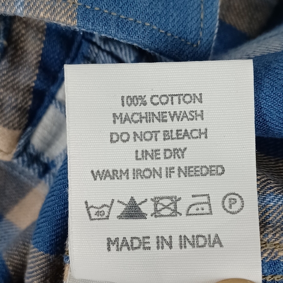 Rare Rabbit Long Sleeve Plaid multicolor Shirt Sz L - Picture 5 of 9